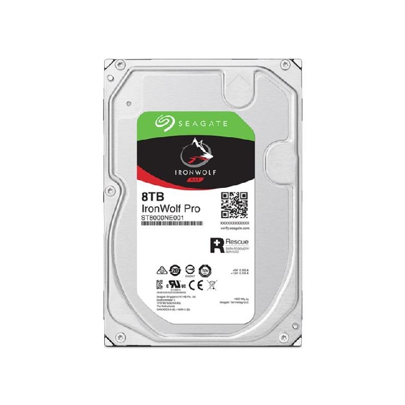 Dysk IronWolfPro 8TB 3.5" 256MB ST8000NT001 | PartsPC.pl