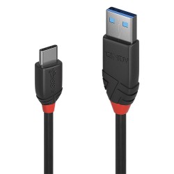 Kabel USB 3.1 LINDY Type A to C Cable 3A, Black Line 1m Blac… | PartsPC.pl