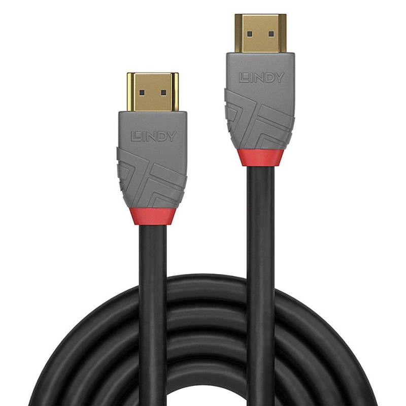 Kabel HDMI 2.0 LINDY Standard M/M 15m czarny/anthra | PartsPC.pl