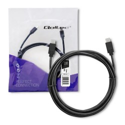 Kabel USB 3.1 typ C męski | USB 3.1 typ C męski | 1.4m | Cza… | PartsPC.pl