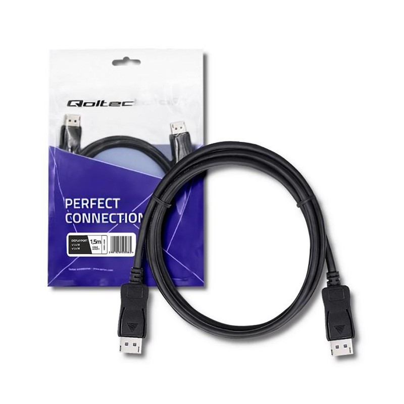 Kabel DisplayPort v1.4 Qoltec męski / DisplayPort v1.4 męski… | PartsPC.pl
