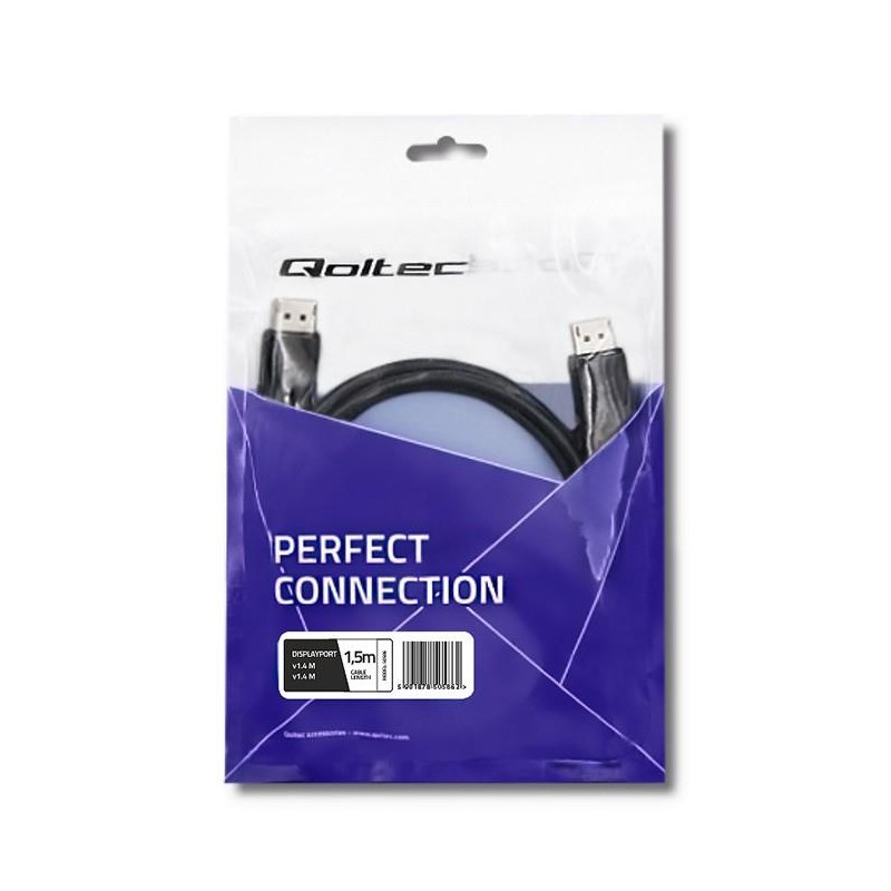 Kabel DisplayPort v1.4 Qoltec męski / DisplayPort v1.4 męski… | PartsPC.pl