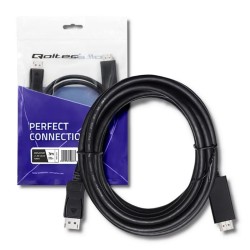 Kabel Qoltec DisplayPort v1.2 męski | HDMI męski | 5K| 3m | PartsPC.pl