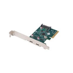 Karta sieciowa PCI EXPRESS X1 -> 2X USB-C 3.2 GEN 2X1 led lo… | PartsPC.pl