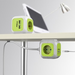 MagicCube poczwórne gniazdko prądowe, 2 wejścia usb 1,4m GB1… | PartsPC.pl