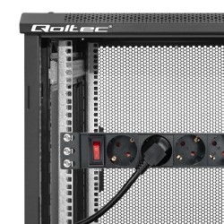 Listwa zasilająca PDU do RACK 10" | 1U | 16A | 4xSchuko | 1.… | PartsPC.pl