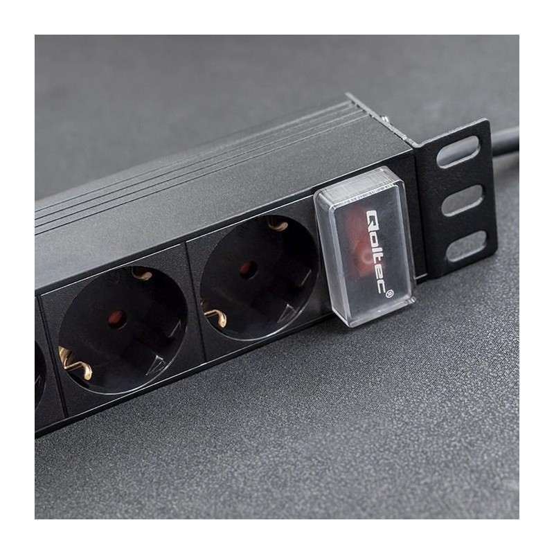 Listwa zasilająca PDU do RACK 10" | 1U | 16A | 4xSchuko | 1.… | PartsPC.pl