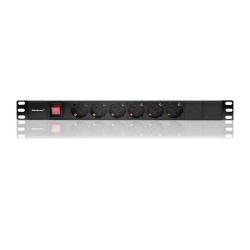 Listwa zasilająca do szafy RACK 1U | 16A | PDU | 6xSCHUKO | … | PartsPC.pl