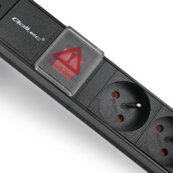 Listwa zasilająca do szafy RACK 1U | 16A | PDU | 6xFRENCH | … | PartsPC.pl