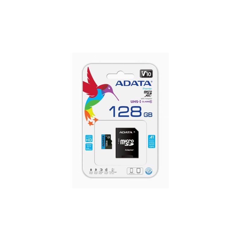 microSD Premier 128GB UHS1/CL10/A1+adapter | PartsPC.pl
