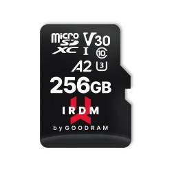 Karta pamięci microSD IRDM 256GB UHS-I U3 A2  + adapter | PartsPC.pl