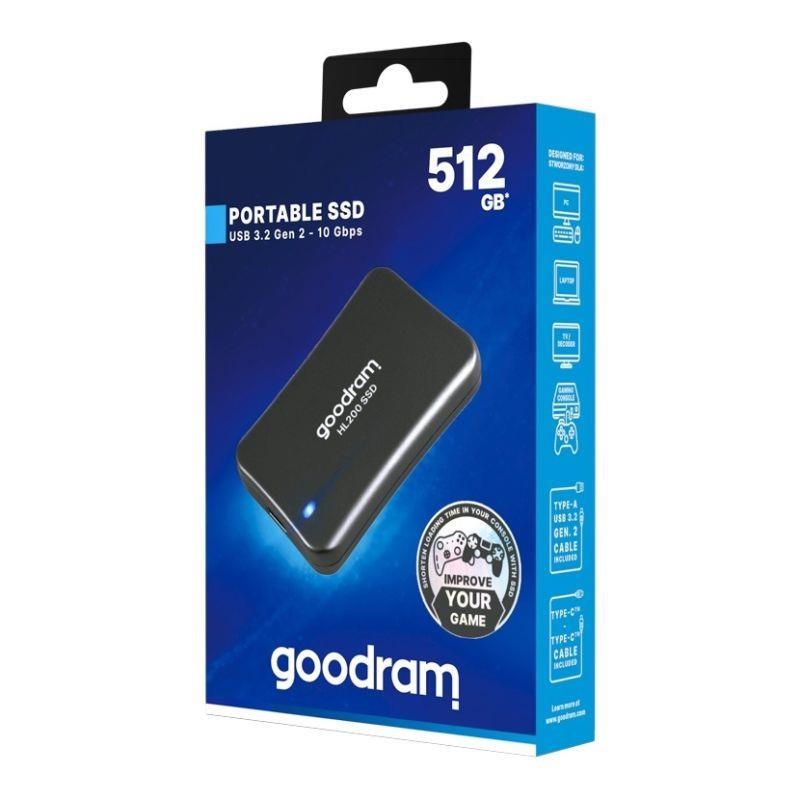 Dysk SSD HL200 512GB USB-C 3.2 Gen2 | PartsPC.pl