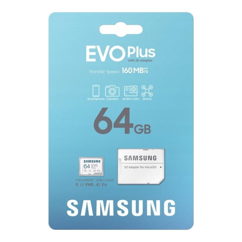 Karta pamięci microSD MB-MC64SA EU EVO Plus 64GB + adapter | PartsPC.pl