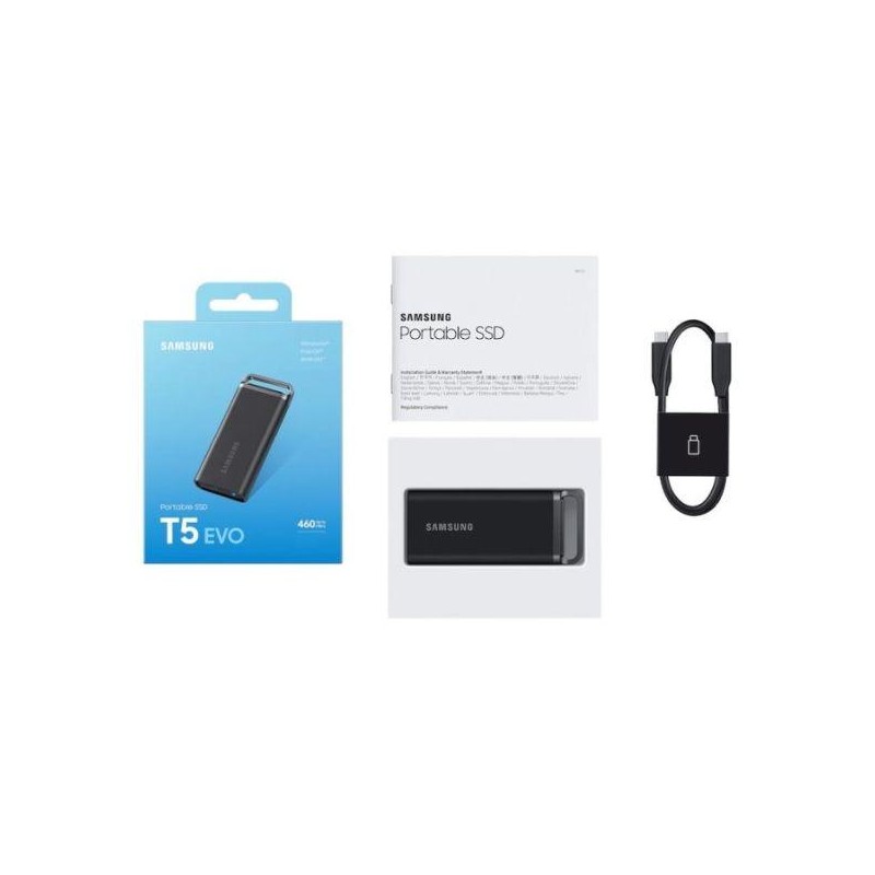 Dysk zewnętrzny SSD Portable T5 EVO 4TB USB3.2 GEN.1 czarny | PartsPC.pl