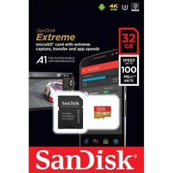 Extreme microSDHC 32GB 100/60 MB/s A1 V30 U3 | PartsPC.pl