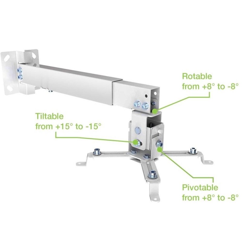 Uchwyt ścienno-sufitowy do projektora 43-65cm, 20kg | PartsPC.pl
