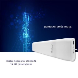 Antena 5G LTE DUAL | 14 dBi | Zewnętrzna | PartsPC.pl