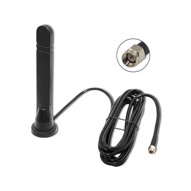 Antena 5G LTE dookólna DUAL | 8 dBi | wewnętrzna | PartsPC.pl