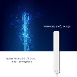 Antena 5G LTE DUAL | 15 dBi | Zewnętrzna | PartsPC.pl
