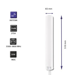 Antena 5G LTE DUAL | 15 dBi | Zewnętrzna | PartsPC.pl