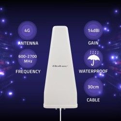 Antena 4G LTE DUAL | 14dBi | dookólna | zewnętrzna | PartsPC.pl