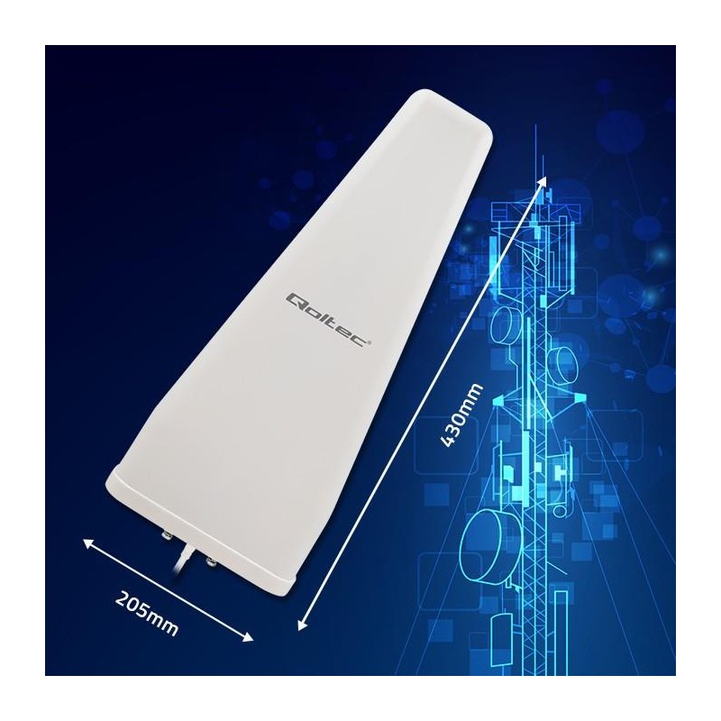 Antena 4G LTE DUAL | 14dBi | dookólna | zewnętrzna | PartsPC.pl