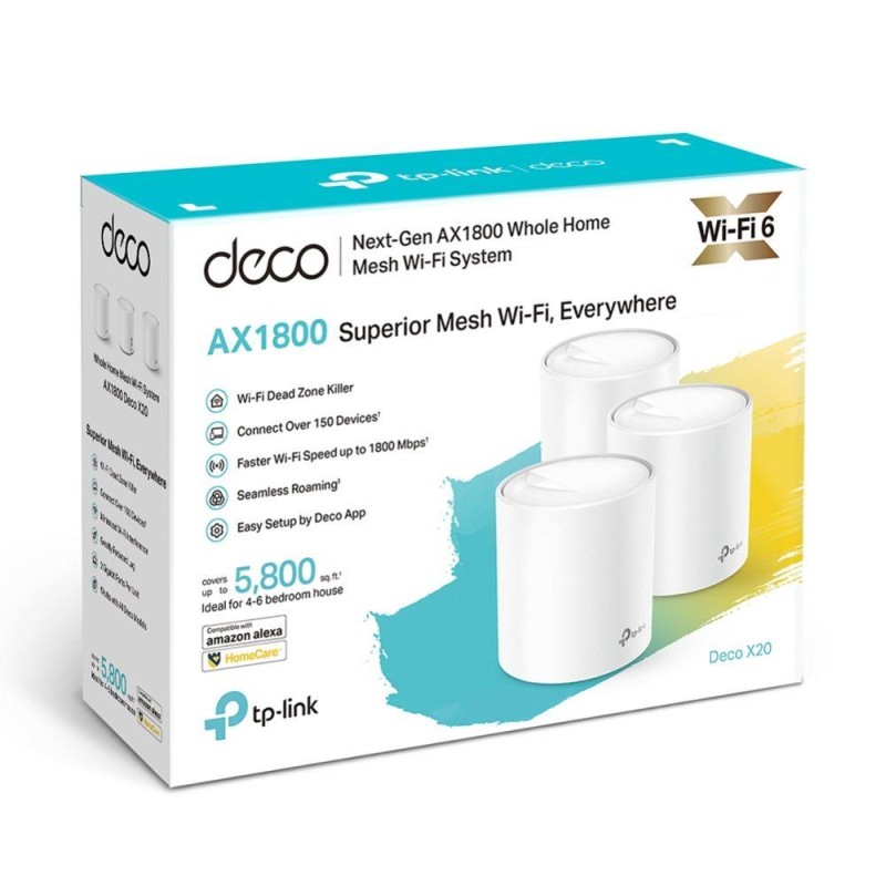 Deco X20 System WiFi AX1800 3-pak | PartsPC.pl