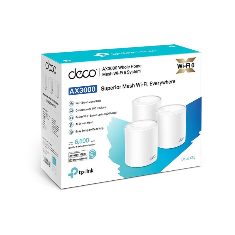 Router Deco X50 (1-pack) AX3000 | PartsPC.pl