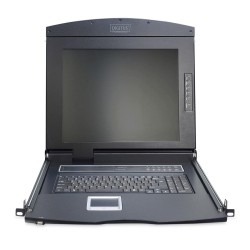 Konsola 17 LCD z touchpad KVM 8 portów 1U komplet kabli (8xD… | PartsPC.pl