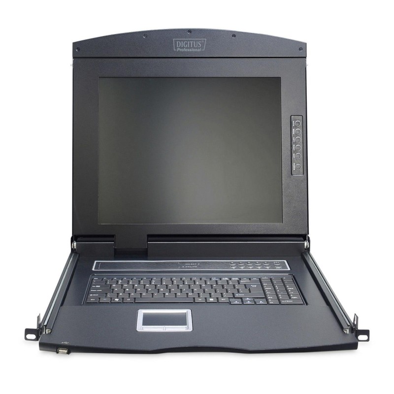 Konsola 17 LCD z touchpad KVM 8 portów 1U komplet kabli (8xD… | PartsPC.pl