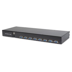 Konsola 17 LCD z touchpad KVM 8 portów 1U komplet kabli (8xD… | PartsPC.pl