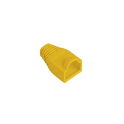 Osłonka na wtyk RJ45 Lanberg 100 szt żółta | PartsPC.pl