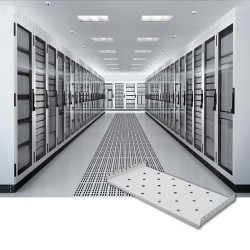 Półka do szafy Rack stała | 490x250 | Szara | PartsPC.pl