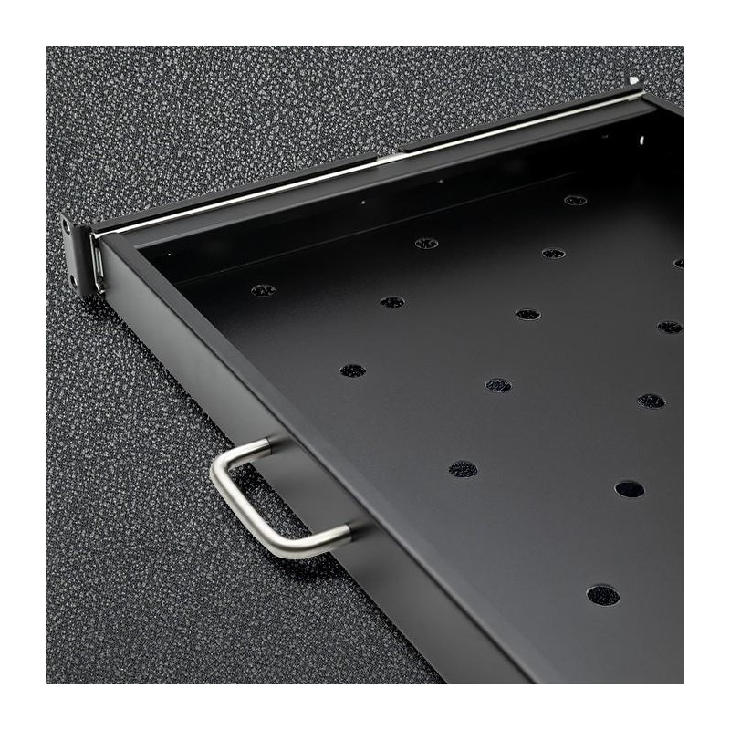 Półka z uchwytem do szafy RACK | 600x600 | wysuwana | PartsPC.pl