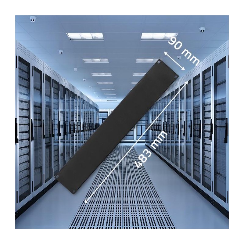 Panel zaślepiający do szaf RACK 19" | 2U | PartsPC.pl