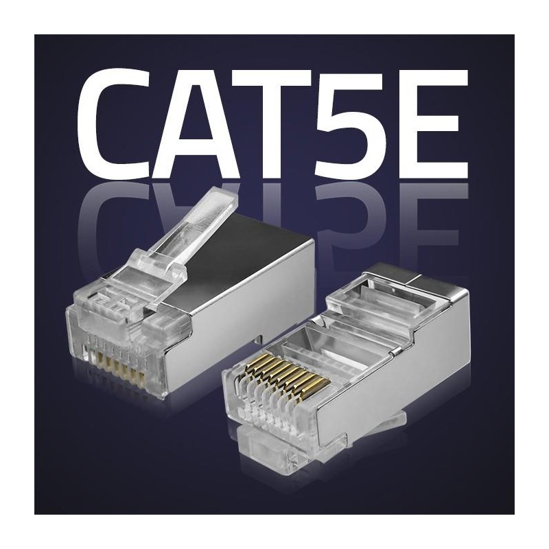 Wtyk przelotowy złącze RJ45 | CAT5e | FTP | Pass Through |  … | PartsPC.pl