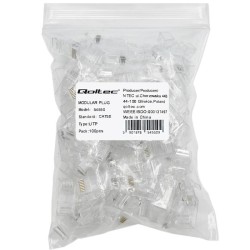Wtyk złącze modularne RJ45 | CAT5e | UTP | Pozłacane styki |… | PartsPC.pl