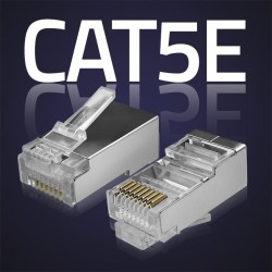 Wtyk złącze modularne RJ45 | CAT5e | FTP | Pozłacane styki |… | PartsPC.pl