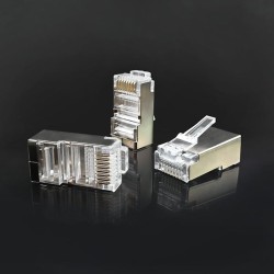 Wtyk złącze modularne RJ45 | CAT5e | FTP | Pozłacane styki |… | PartsPC.pl