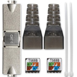 Wtyk RJ45 beznarzędziowy STP | CAT6 | JACK PIN | T568B | T56… | PartsPC.pl