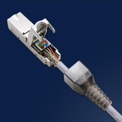 Wtyk RJ45 beznarzędziowy STP | CAT6 | JACK PIN | T568B | T56… | PartsPC.pl