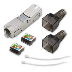 Wtyk RJ45 beznarzędziowy STP | CAT6 | JACK PIN | T568B | T56… | PartsPC.pl