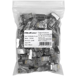Wtyk przelotowy złącze RJ45 | CAT6 | FTP | Pass Through |  P… | PartsPC.pl