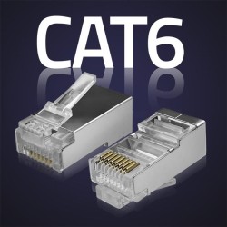 Wtyk przelotowy złącze RJ45 | CAT6 | FTP | Pass Through |  P… | PartsPC.pl