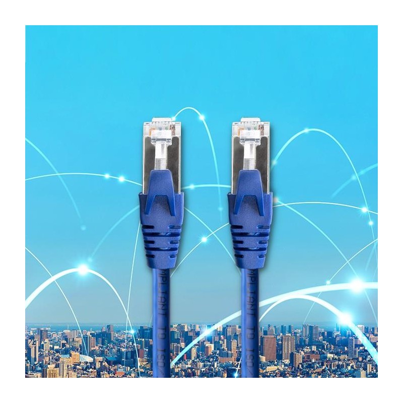 Kabel patchcord FTP | CAT6 | 2 x RJ-45 | 5m | PartsPC.pl
