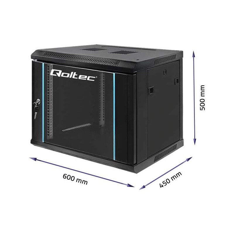Szafa RACK 19 cali | 9U | 600 x 500 x 450 | PartsPC.pl