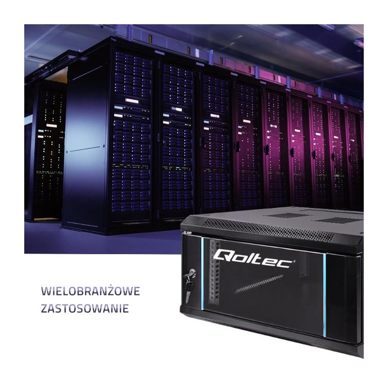 Szafa RACK 19 cali | 6U | 600 x 370 x 600 | PartsPC.pl