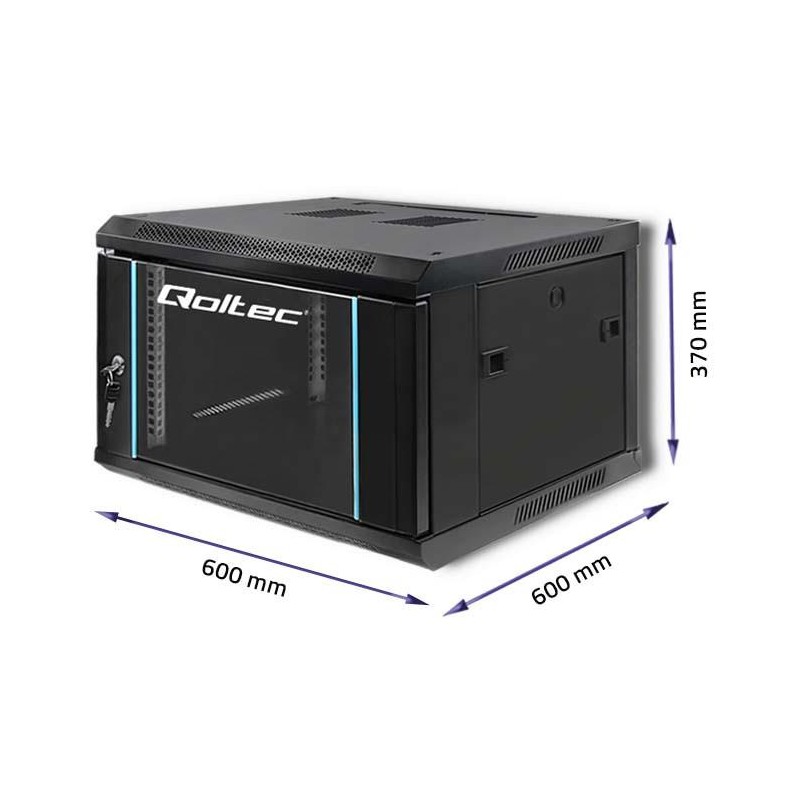 Szafa RACK 19 cali | 6U | 600 x 370 x 600 | PartsPC.pl