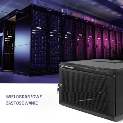 Szafa RACK 19 cali | 6U | 600 x 600 x 370 | Perforowane drzw… | PartsPC.pl