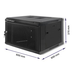Szafa RACK 19 cali | 6U | 600 x 600 x 370 | Perforowane drzw… | PartsPC.pl